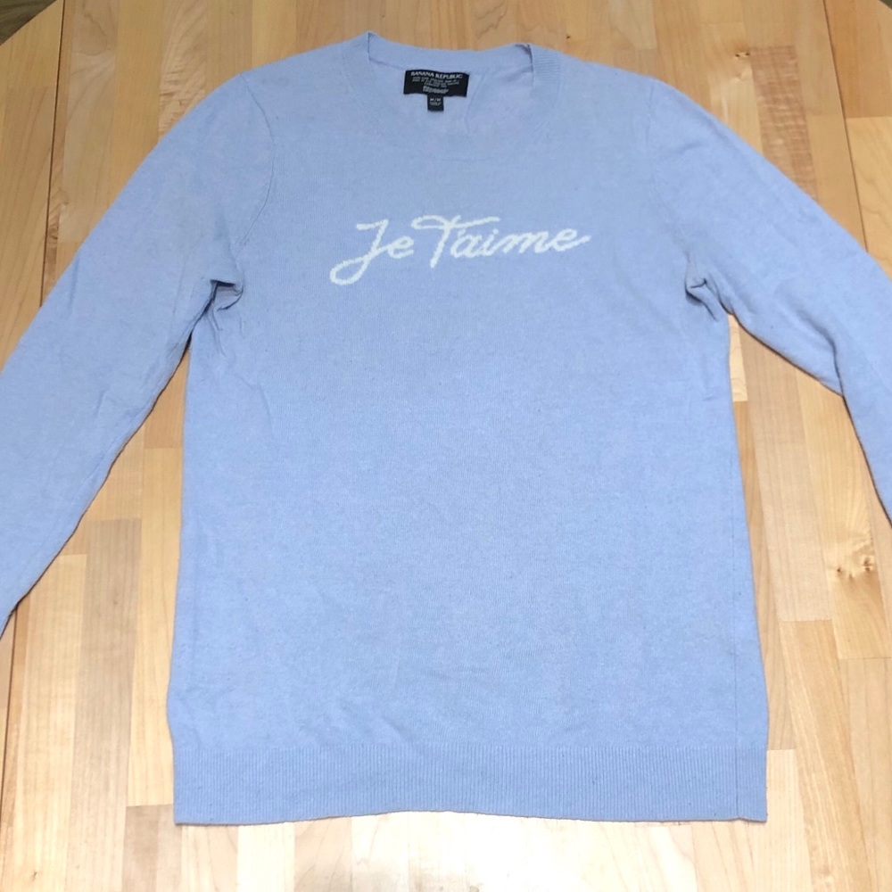 Banana Republic “Je Taime” sweater